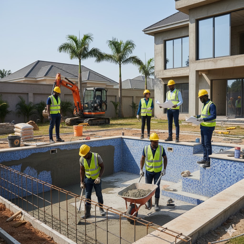 swimming pool design construction lagos