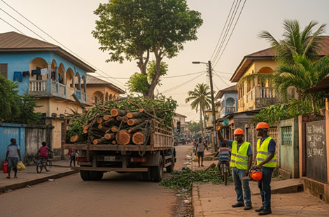 Professional tree felling services Lagos
