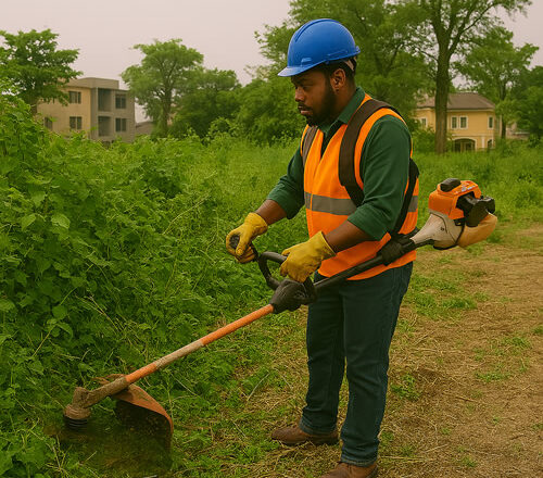 vegetation clearing land